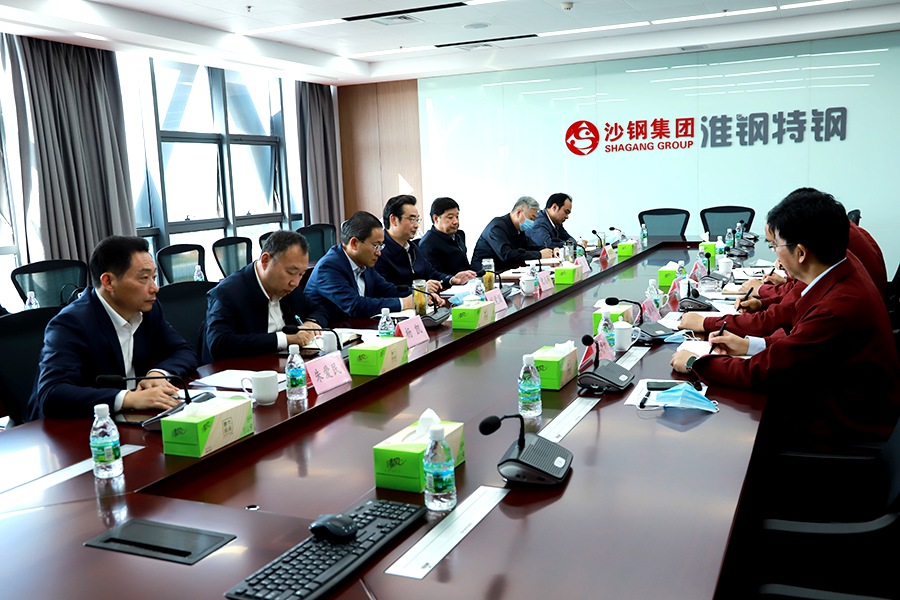 市長(zhǎng)史志軍來(lái)淮鋼調(diào)研指導(dǎo)工作
