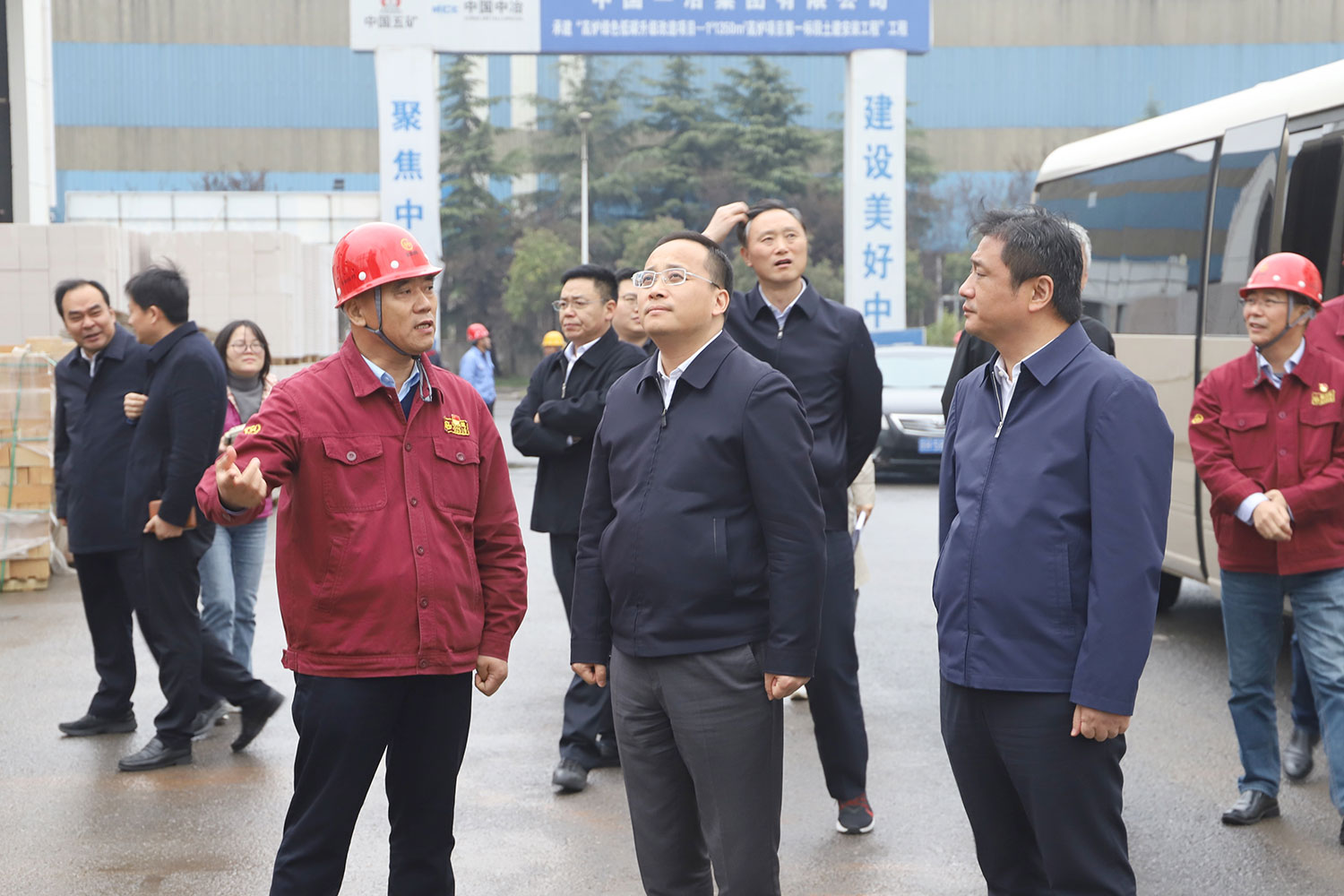 市長顧坤來淮鋼調(diào)研指導